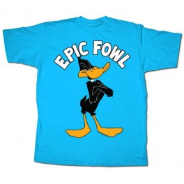 Daffy Duck Epic Fowl Adult T-Shirt Daffy Duck Epic Fowl Adult T-Shirt