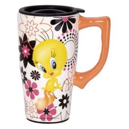 Looney Tunes Tweety Bird Travel Mug with Handle Looney Tunes Tweety Bird Travel Mug with Handle