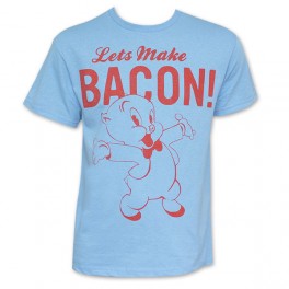 Porky Pig Let's Make Bacon Adult T-Shirt (XL) Porky Pig Let's Make Bacon Adult T-Shirt (XL)