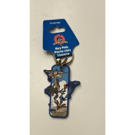 Wile E Coyote and Roadrunner Keychain